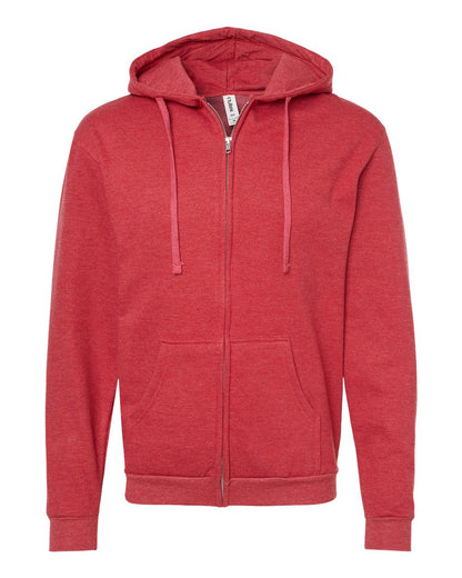 Tultex Full-Zip Hooded Sweatshirt