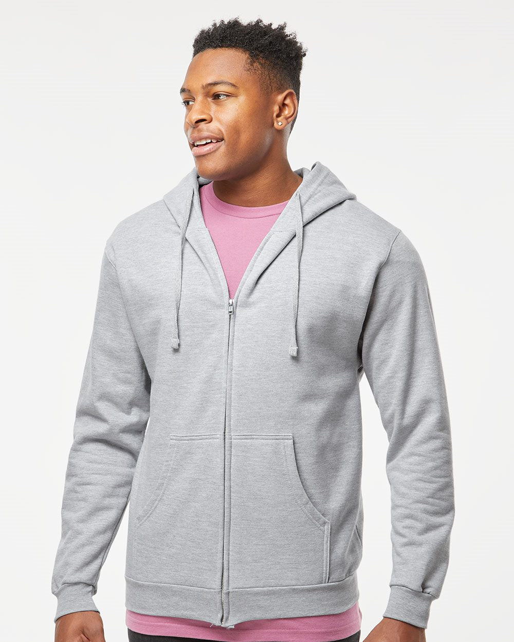 Tultex Full-Zip Hooded Sweatshirt