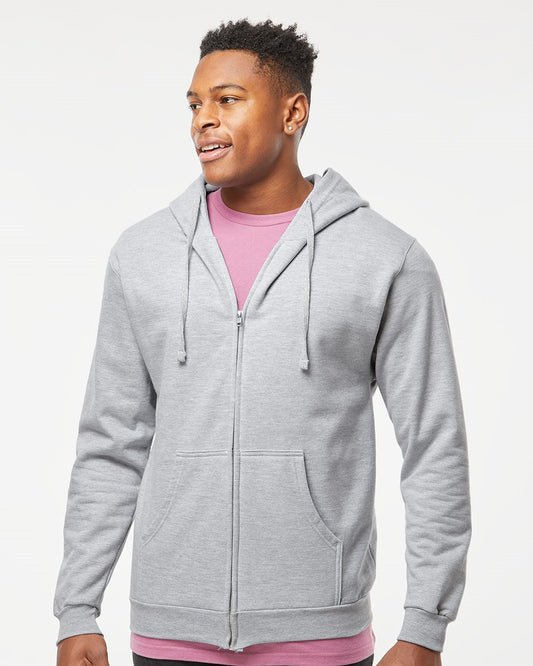 Tultex Full-Zip Hooded Sweatshirt