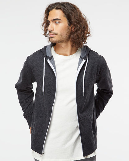 Independent Trading Co. Lightweight Full-Zip Hooded Sweatshirt