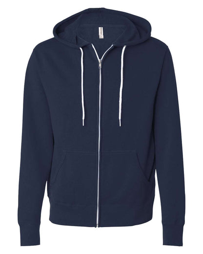 Independent Trading Co. Lightweight Full-Zip Hooded Sweatshirt