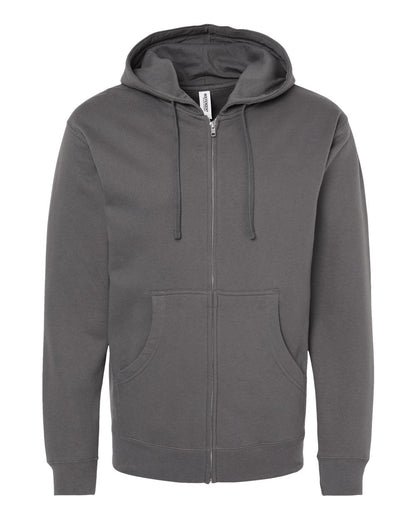 Independent Trading Co. Midweight Full-Zip Hooded Sweatshirt