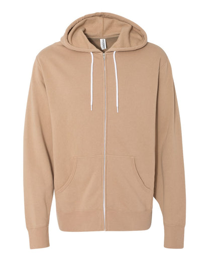 Independent Trading Co. Lightweight Full-Zip Hooded Sweatshirt