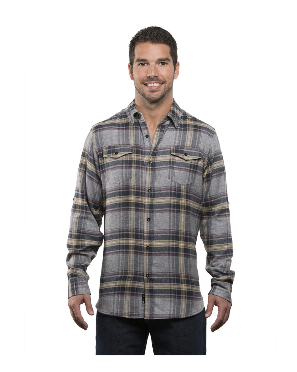 Burnside Men's Plaid Flannel Shirt