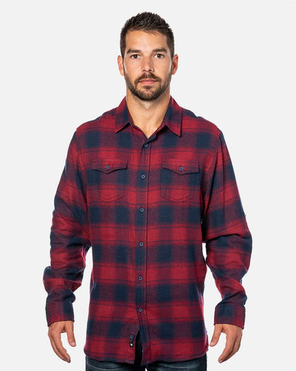 Burnside Men's Plaid Flannel Shirt