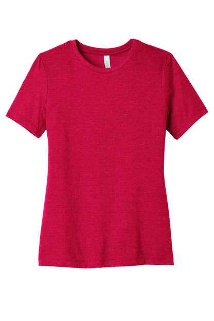 Bella + Canvas Women’s Relaxed Fit Heather CVC Tee