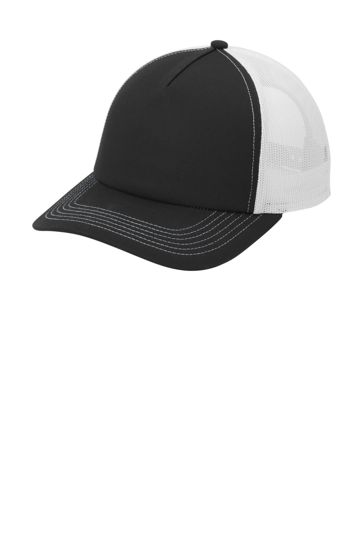 Port Authority Low-Profile Snapback 5-Panel Trucker Cap