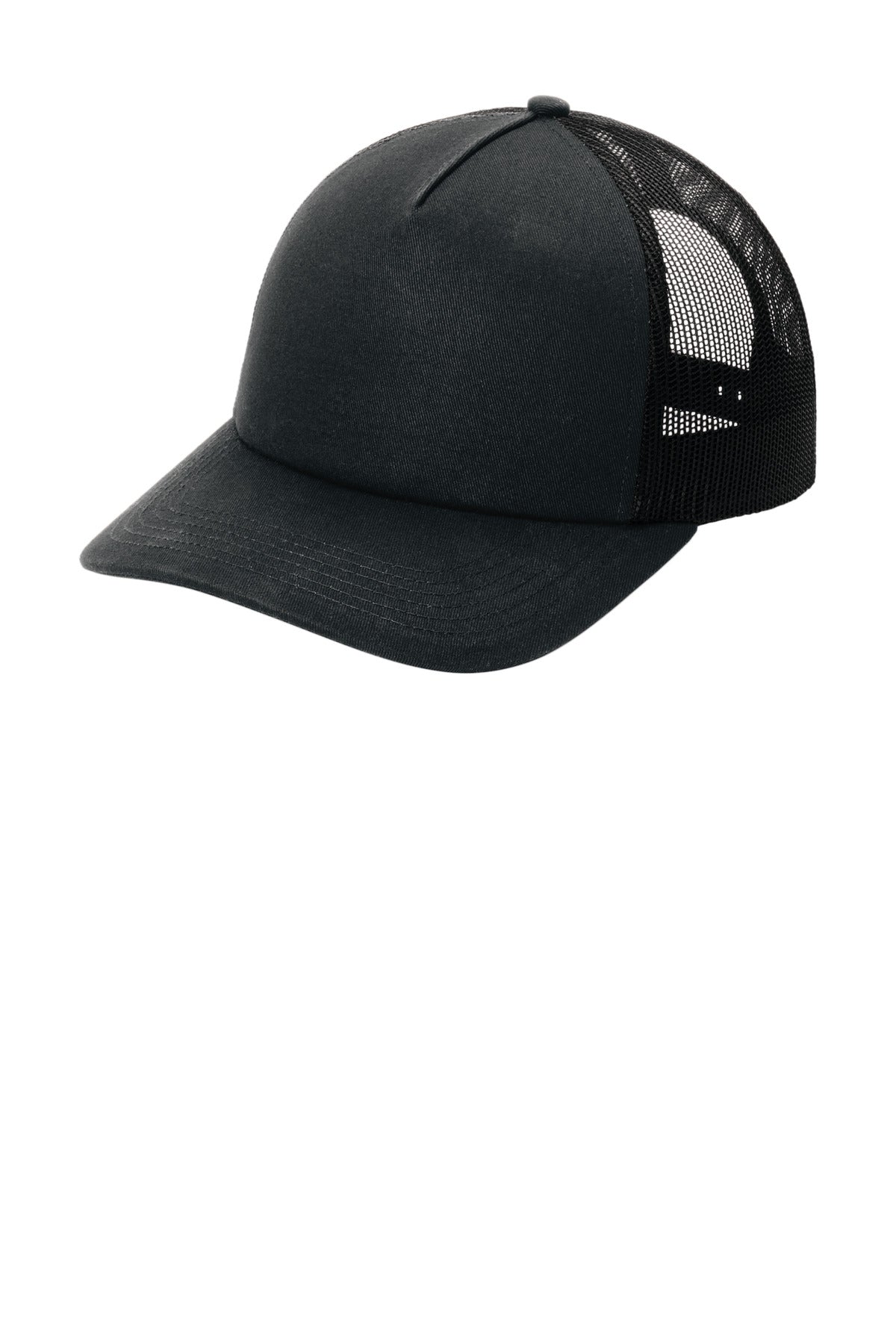 Port Authority Low-Profile Snapback 5-Panel Trucker Cap